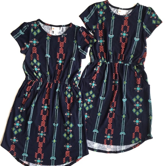 New With Tags! LuLaRoe Kid’s Mae Pocket Dress!! - Picture 2 of 6